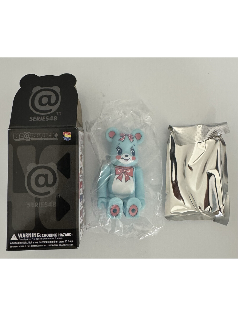 Bearbrick 🐻🧱 Series 48 Swimmer Artist - 100% Medicom Be@rbrick Bear Blue